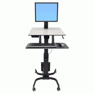 WorkFit-C, Single HD Sit-Stand Workstation