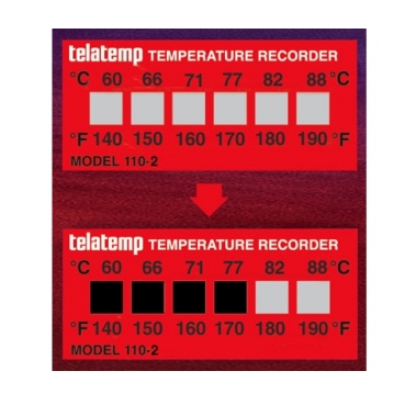 Irreversible Temperature Labels